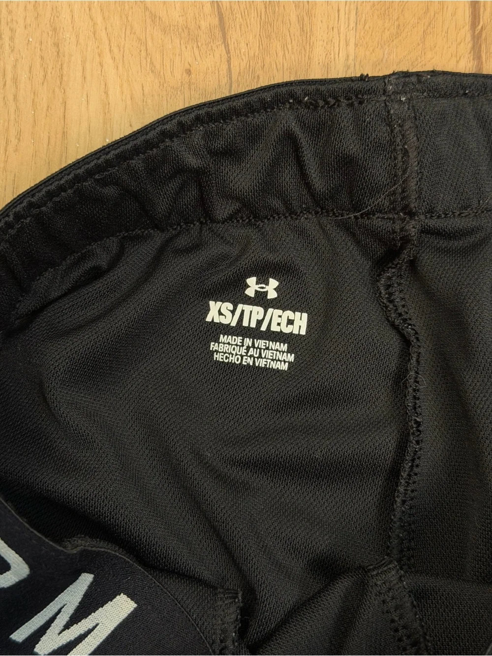 Under Armour Black Women's Athletic Shorts with Branded Waistband